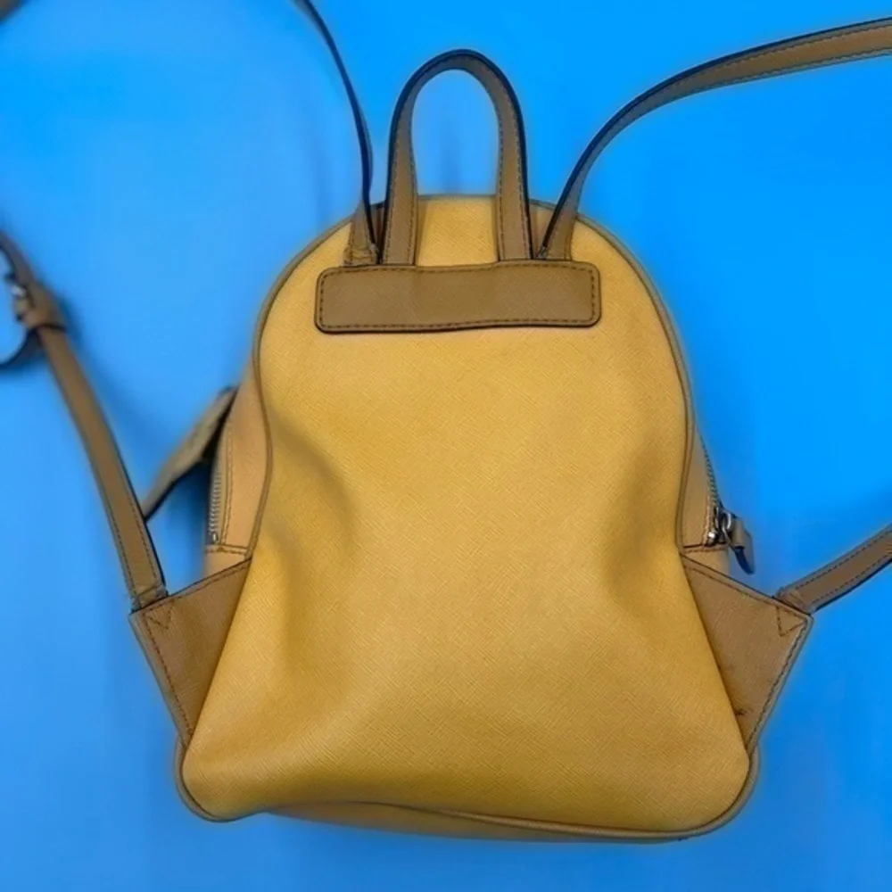 GUESS Faux Leather Sunflower Mini Backpack